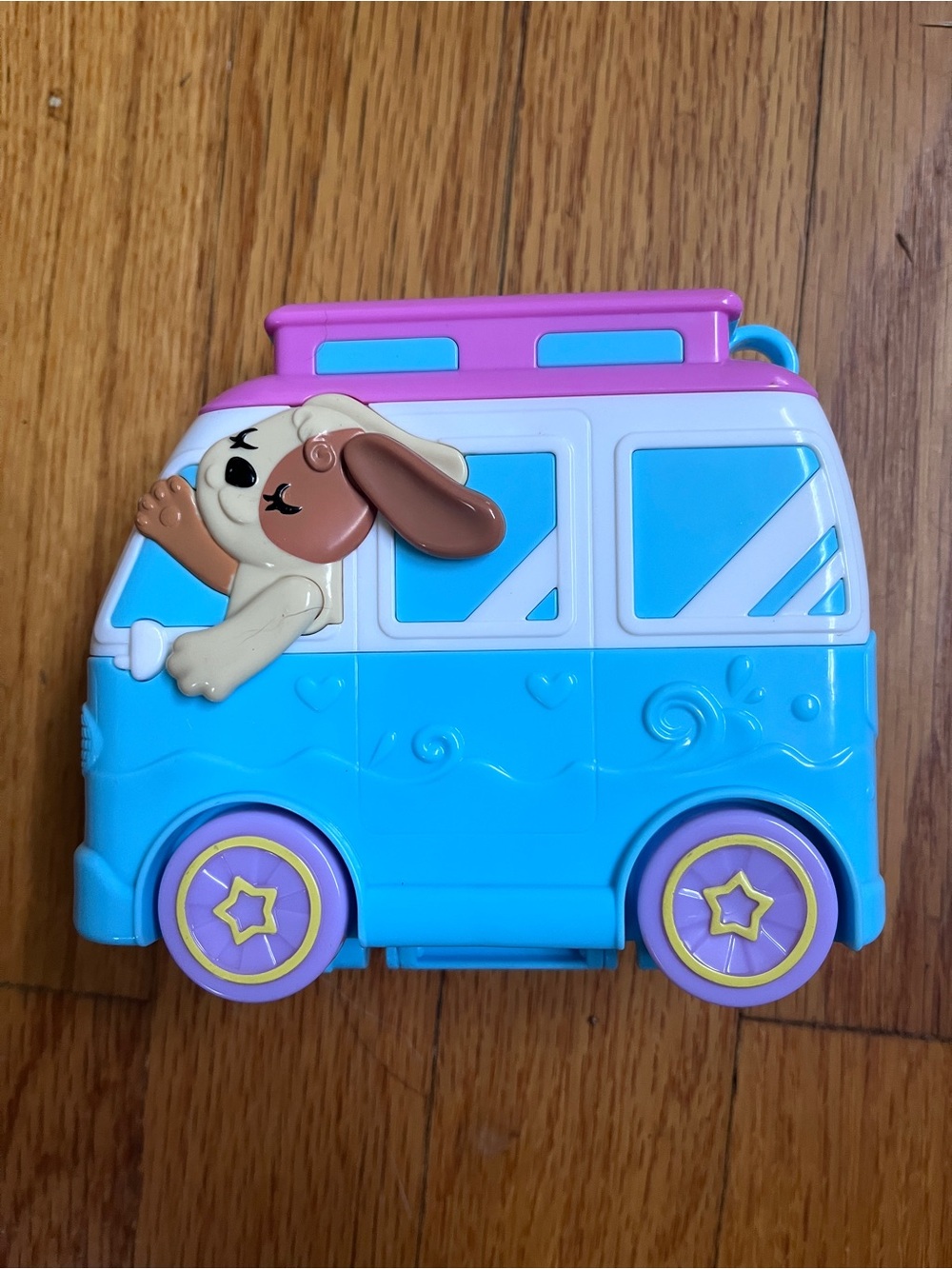 Mattel Polly Pocket Seaside Puppy Ride Compact Case